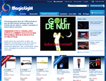 Tablet Screenshot of magiclight.net